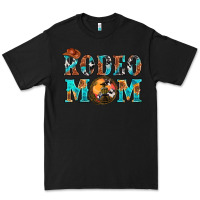 Black Western Rodeo Mom Premium Tee - BundleAndBundleShop