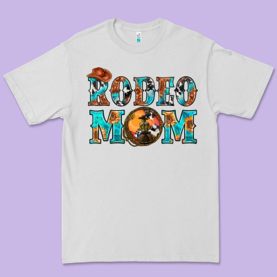 Western Rodeo Mom Premium Tee Designed By Bundleandbundleshop