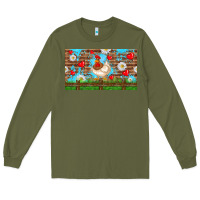 Army Green cute chicken Long Sleeve Tee - TumblerDesignByShophia