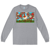 Heather Grey cute chicken Long Sleeve Tee - TumblerDesignByShophia
