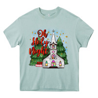 Arona christmas church oh holy night Heavy Core Tee - MaliasSmallBusiness