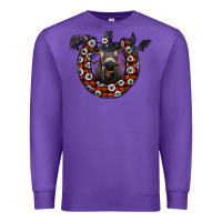 Purple halloween donkey Premium Sweatshirt - SublimationCraftShop