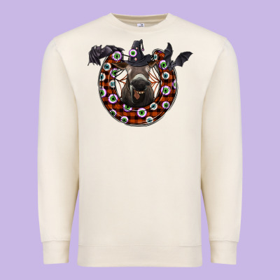 Halloween Donkey Premium Sweatshirt Designed By Sublimationcraftshop