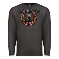 Smoke halloween donkey Premium Sweatshirt - SublimationCraftShop
