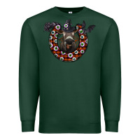 Sports Green halloween donkey Premium Sweatshirt - SublimationCraftShop