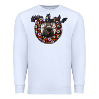 White halloween donkey Premium Sweatshirt - SublimationCraftShop