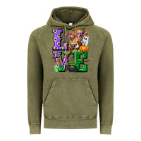 Vintage Olive love cow halloween tbw Vintage Hoodie - texasbilliewilder
