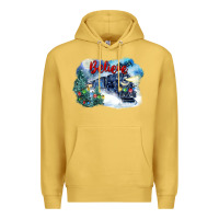 Antique Gold believe polar express Premium Hoodie - FaDigitalArtStudio