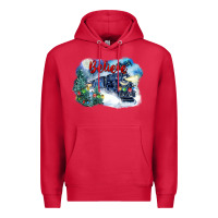 Cardinal believe polar express Premium Hoodie - FaDigitalArtStudio