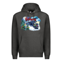 Charcoal Heather believe polar express Premium Hoodie - FaDigitalArtStudio