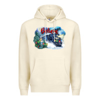 Sandshell believe polar express Premium Hoodie - FaDigitalArtStudio