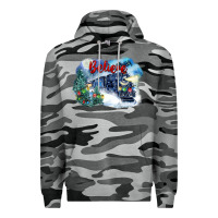 Slate Camo believe polar express Premium Hoodie - FaDigitalArtStudio