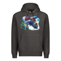 Smoke believe polar express Premium Hoodie - FaDigitalArtStudio