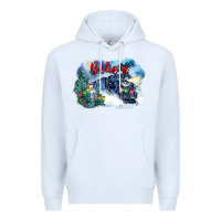 White believe polar express Premium Hoodie - FaDigitalArtStudio