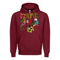 Burgundy Mama Needs A Drink Zipper Hoodie - FaDigitalArtStudio
