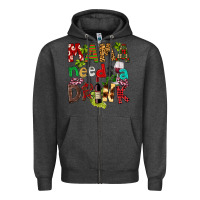 Charcoal Heather Mama Needs A Drink Zipper Hoodie - FaDigitalArtStudio