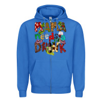 True Royal Mama Needs A Drink Zipper Hoodie - FaDigitalArtStudio