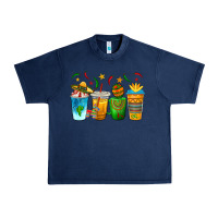 Navy Cinco de Mayo Coffee Cups Urban Heavy Tee - texasbilliewilder