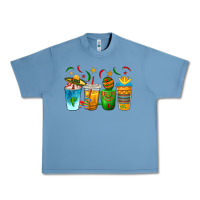 Pebble Blue Cinco de Mayo Coffee Cups Urban Heavy Tee - texasbilliewilder