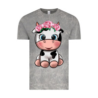 Cloud Rock cute cow Vintage Tee - texasbilliewilder