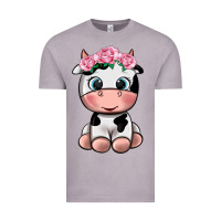 Vintage Zinc cute cow Vintage Tee - texasbilliewilder