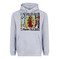 Heather Grey madre Heavyweight Hoodie - CowhideDigitalArt