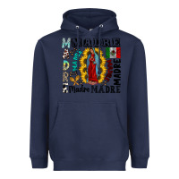 Navy madre Heavyweight Hoodie - CowhideDigitalArt