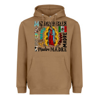 Toasted Coconut madre Heavyweight Hoodie - CowhideDigitalArt