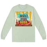 Matcha wifey mama boss Long Sleeve Tee - TumblerDesignByShophia