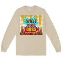 Mushroom wifey mama boss Long Sleeve Tee - TumblerDesignByShophia
