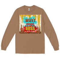 Toasted Coconut wifey mama boss Long Sleeve Tee - TumblerDesignByShophia