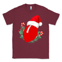 Burgundy Christmas Football Classic Tee - Bettercallsaul
