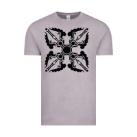 Vintage Zinc trippy psychedelic rave sacred geometry Vintage Tee - DesigneFamous