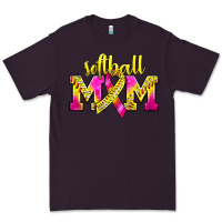 Plum Softball Mom Breast Cancer Premium Tee - BundleAndBundleShop