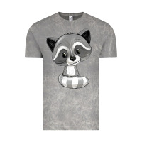 Cloud Rock raccoon Vintage Tee - texasbilliewilder