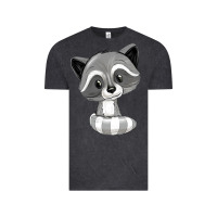 Vintage Black raccoon Vintage Tee - texasbilliewilder