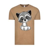 Vintage Coffee raccoon Vintage Tee - texasbilliewilder