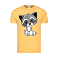 Vintage Mustard raccoon Vintage Tee - texasbilliewilder
