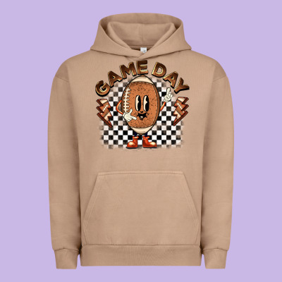 Game Day Football Urban Hoodie Designed By Barkaloodesign