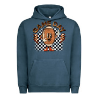 Pigment Midnight Navy game day football Urban Hoodie - BarkalooDesign