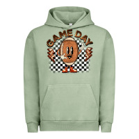Pigment Oil Green game day football Urban Hoodie - BarkalooDesign