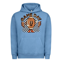 Pigment Pebble Blue game day football Urban Hoodie - BarkalooDesign
