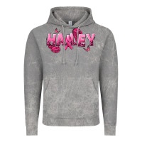 Cloud Rock Personalized Pink Cancer Themed Name Vintage Hoodie - NancyCooperArtShop
