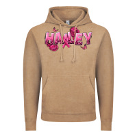 Vintage Coffee Personalized Pink Cancer Themed Name Vintage Hoodie - NancyCooperArtShop