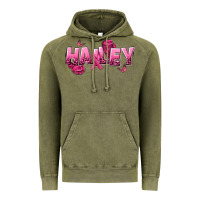 Vintage Olive Personalized Pink Cancer Themed Name Vintage Hoodie - NancyCooperArtShop