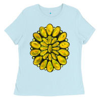 Baby Blue yellow  gemstone jewelny Ladies Tee - RanaPortraitStore