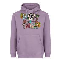 Lavender mom of twins Heavyweight Hoodie - CowhideDigitalArt