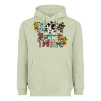Matcha mom of twins Heavyweight Hoodie - CowhideDigitalArt