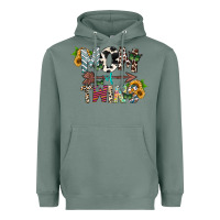 Sage mom of twins Heavyweight Hoodie - CowhideDigitalArt