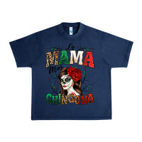 Navy La Mama Mas Chingona Urban Heavy Tee - texasbilliewilder